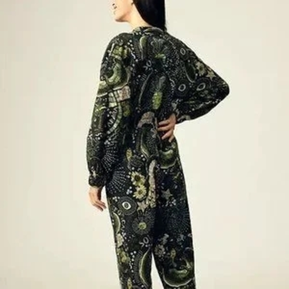 FARM Rio Dark Patterned Jumpsuit - Picture 6 of 6